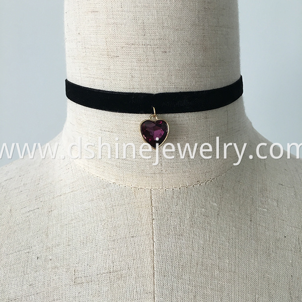 Black Velvet Lace Choker 